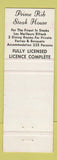 Matchbook Cover - Prime Rib Steak House Montreal QC