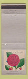 Matchbook Cover - Ohio Blue Tip Matches Camellia