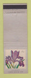 Matchbook Cover - Ohio Blue Tip Matches Iris