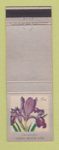 Matchbook Cover - Ohio Blue Tip Matches Iris