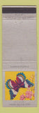 Matchbook Cover - Ohio Blue Tip Matches Banded Purple Butterfly