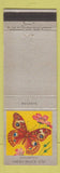 Matchbook Cover - Ohio Blue Tip Matches Buckeye Butterfly