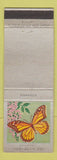 Matchbook Cover - Ohio Blue Tip Matches Monarch Butterfly
