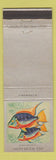 Matchbook Cover - Ohio Blue Tip Matches Firemouth Fish