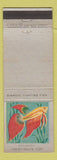 Matchbook Cover - Ohio Blue Tip Matches Siamese Fighting Fish