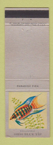 Matchbook Cover - Ohio Blue Tip Matches Paradise Fish