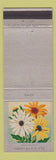 Matchbook Cover - Ohio Blue Tip Matches Daisy Flowers