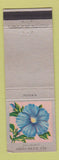 Matchbook Cover - Ohio Blue Tip Matches Petunia Flowers