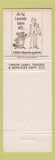 Matchbook Cover - Think Canadian Products I Told You