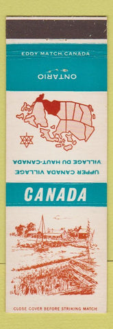 Matchbook Cover - Canada Upper Canada Village ON