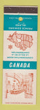 Matchbook Cover - Canada Confederation Room PEI PE
