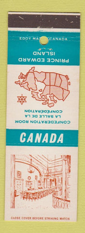 Matchbook Cover - Canada Confederation Room PEI PE