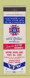 Matchbook Cover - VFW Upper Main Line Paoli PA
