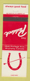Matchbook Cover - The Paddock Winnipeg MB