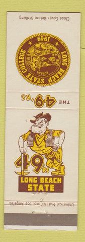 Matchbook Cover - Long Beach State College CA 49ers
