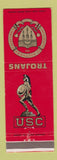Matchbook Cover - USC Trojans Southern California Trojans Los Angeles CA