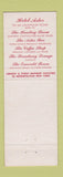 Matchbook Cover - Hotel Astor New York City