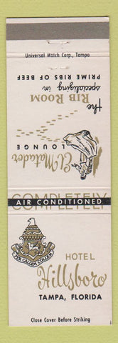 Matchbook Cover - Hotel Hillsboro Tampa FL
