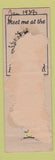Matchbook Cover - Hotel Astor New York City Bar POOR BACK WEAR
