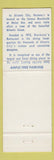 Matchbook Cover - Hackney's Restaurant Atlantic City NJ lobster