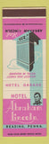 Matchbook Cover - Hotel Abraham Lincoln Reading PA