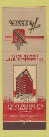 Matchbook Cover - Essex Hotel Philadelphia PA WEAR
