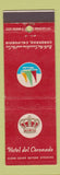 Matchbook Cover - Hotel Del Coronado CA