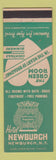 Matchbook Cover - Hotel Newburgh NY