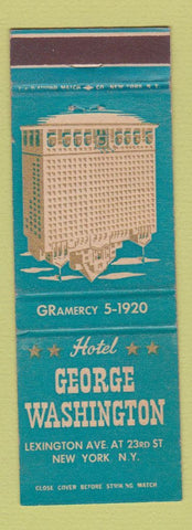 Matchbook Cover - Hotel George Washington New York City