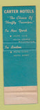Matchbook Cover - Hotel George Washington New York City