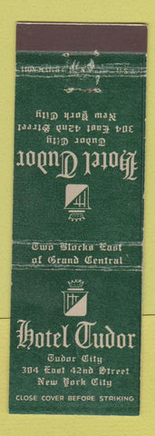 Matchbook Cover - Hotel Tudor New York City WEAR