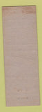 Matchbook Cover - Frankel Bros Insurance WORN