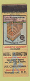 Matchbook Cover - Hotel Harrington Washington DC WEAR