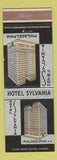 Matchbook Cover - Hotel Sylvania Philadelphia PA