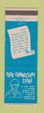 Matchbook Cover - Commissary Store Military