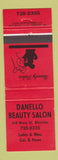 Matchbook Cover - Danello Beauty Salon Melville SK