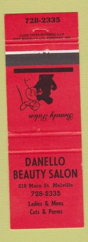 Matchbook Cover - Danello Beauty Salon Melville SK
