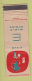 Matchbook Cover - Eddy Match Canada World Series Spain girlie