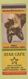 Matchbook Cover - Star Cafe Chattanooga TN Shepherd