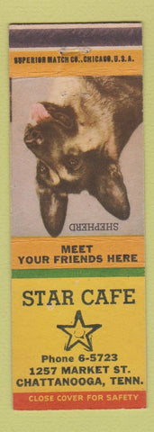 Matchbook Cover - Star Cafe Chattanooga TN Shepherd