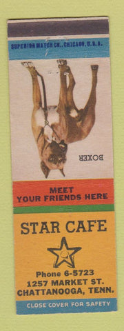 Matchbook Cover - Star Cafe Chattanooga TN Boxer