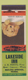 Matchbook Cover - Lakeside Inn Boiling Springs PA Cocker Spaniel