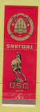 Matchbook Cover - USC Trojans Southern California Trojans Los Angeles CA