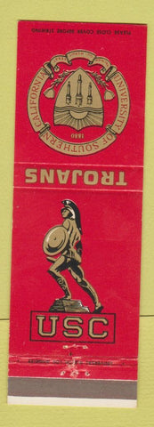 Matchbook Cover - USC Trojans Southern California Trojans Los Angeles CA