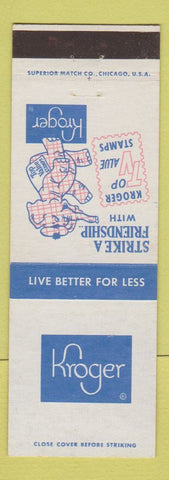 Matchbook Cover - Kroger Grocery Stores Pink Elephant