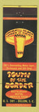 Matchbook Cover - South of the Border Dillon SC Motel Restaurant