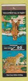 Matchbook Cover - San Diego Zoo Brown Bear Jaguar