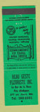 Matchbook Cover - Beau Geste Fleuriste Montreal QC WEAR