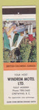 Matchbook Cover - Windrem Motel Chetwynd BC