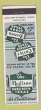 Matchbook Cover - Madison Harlingen TX Weslaco Donna TX